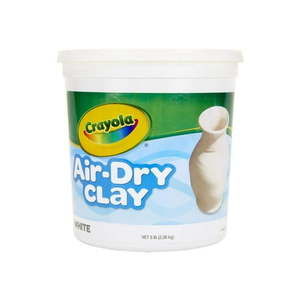lot 18269 image: Crayola Air Dry Clay Natural White 5 lb