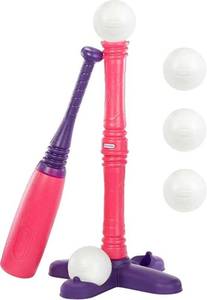 lot 18274 image: Little Tikes T-Ball Set Pink with 5 Balls