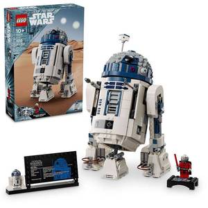 lot 18281 image: LEGO Star Wars R2-D2 Brick Built Figure Set 75379  Retail $79.99