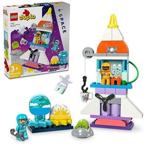 lot 18289 image: LEGO DUPLO Space Shuttle Adventure 3 in 1 Building Set 10422