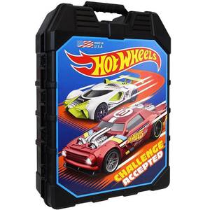 lot 18291 image: Hot Wheels 48-Car Storage Case Model 87242452