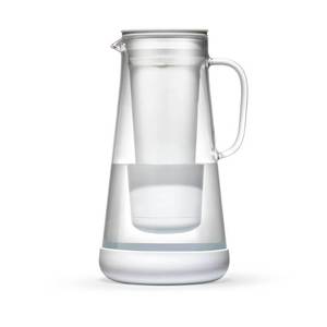 lot 18330 image: LifeStraw Home 7 Cup Glass Water Filter Pitcher