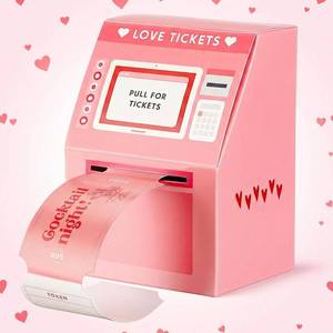 lot 2106 image: Harloon 128 Pcs Love Coupons for Him or Her Valentines Day Coupon Machine Couple Love Coupon Cards for Husband Wife Valentines Day Galentine Anniversary Birthday Gifts