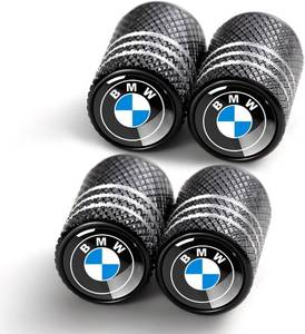 lot 2211 image: 4 Pcs Black Metal Car Wheel Tire Valve Stem Cover,Auto Valve Stem Caps Suitable for BMW X1 X3 M3 M5 X1 X5 X6 Z4 3 5 7 Series Air caps Accessories Black
