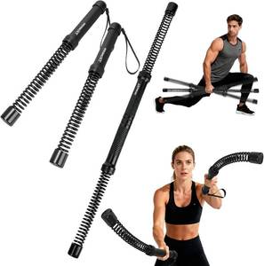 lot 2244 image: Cordless Battle Ropes (2-Pack) Portable Workout Ropes for HIIT Workouts,Cardio & Muscle Training,Low-Impact Cardio Training,Home Gym Equipment for Men & Women(1.9LB x 2) (1.9LB2)