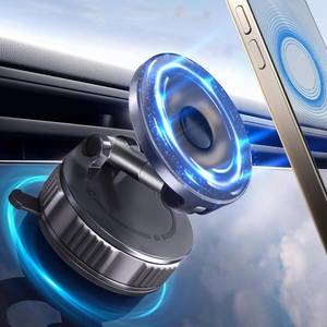 lot 2279 image: Vacuum Car Phone Holder for MagSafe, 96LBS Suction3000gf Strong Magnetic 360 Adjustable Nano Gel Suction Cup Phone Mount for CarGymMirror Compatible with iPhone 17 Pro Max1615141312