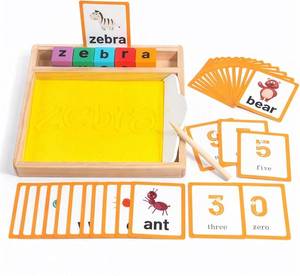 lot 2288 image: Montessori Sand Writing & Spelling Tray, Early Literacy Learning & Education