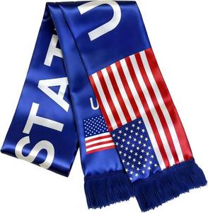lot 2289 image: USA Soccer Fan Scarf - Double-Sided United States Supporter Scarf for 2026 International Soccer Matches & Game Day