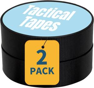 lot 2309 image: Debtrop 2 Pack Tactical Goon Grip Tape for Guns, Handgun, Pistol, Rifle - 1 Inch x 27.34 Yards Multipurpose Tape for Hockey, Sport Handle, Gardening Tools
