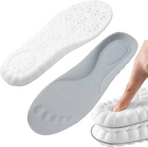 lot 2315 image: CCSOFTIME Grey Cloud Soles for Women -Cloudsole Insoles for Work Boots Sport Running Comfort Shoe Inserts, Trim to Fit for Women Replacement Shoe Linner W8.5-9M7.5-8