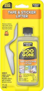 lot 2319 image: Goo Gone Sticker Lifter - Adhesive & Sticker Remover - 2 Ounce - Citrus Power Removes Stickers Tape Labels Decals Tags and Gum