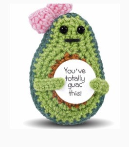 lot 2436 image: Crochet Avocado Gift for Women