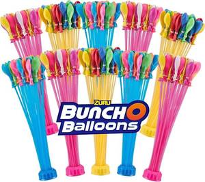 lot 2507 image: ZURU BUNCH O BALLOONS - 350 Rapid-Fill Crazy Color Water Balloons (10 Pack) Amazon Exclusive