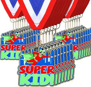 lot 2510 image: Quelay 20 Pieces Soccer Award Medal Bulk with Neck Ribbons for Adults 2.36 Inch Football Trophy Medal Trophies Gift Soccer Team Competitions Prizes Awards Party Favors Metal