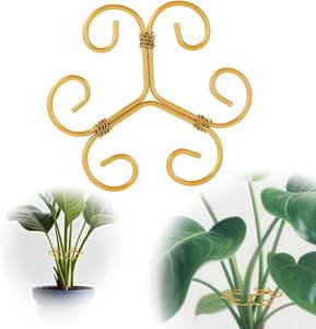 lot 2534 image: Lyreh 3 Pcs Monstera Plant Grapple Support, Heart Shaped Plant Support Stakes Stem Durable Stabilizer Grapple Holder for Outdoor and Indoor Planting Flowers Thriving Growth