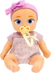 lot 2482 image: Be Loved Babies Minis Jessie 8.6 Realistic Baby Doll with Baby Soft Skin, Lilac Outfit, for Kids 18M