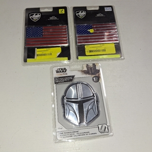 lot 2554 image: AUTO DECAL 2 FLAGS 1 STAR WARS