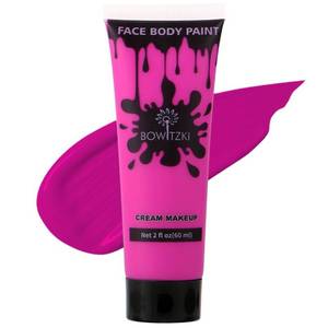 lot 2574 image: Bowitzki Face and Body Paint 2oz Cream Makeup 60ml Water Based Face Painting Special Effects For Adults Halloween Christmas Party Stage Cosplay (Rose)