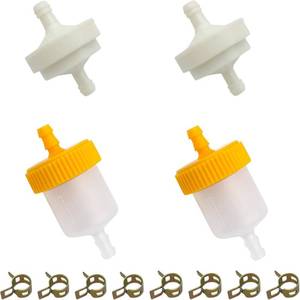 lot 2927 image: Strongthium 316 14 ID 394358s Inline Gas Fuel Filter Kit  Compatible with Briggs and Stratton Honda GX Predator 212 Engine Lawn Mower