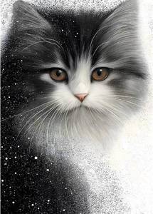 lot 3007 image: PICKFORU Cat Puzzles for Adults 1000 Pieces, Kitty Puzzle Animal Aesthetic Art, Impossible Hard Challenge Kitten Jigsaw Puzzle