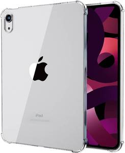 lot 3120 image: Clear Case for iPad Air 11 inch M3 2025  M2 2024, for iPad Air 4th5th Generation 10.9 Inch Case 20202022, Transparent Soft Scratchproof Silicone TPU Cover