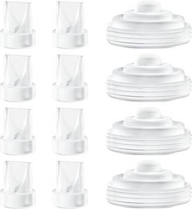 lot 3208 image: 12 Pack Replacement Parts for Momcozy M5 Breast Pump, Replace to Mom Cozy M5 Duckbill Valve Diaphgram, Breastfeeding Essential Accessories