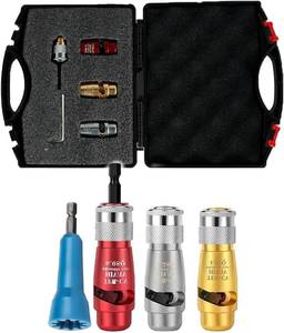 lot 3234 image: Wire Twister Tool for Drill,Wire Stripping and Twisting Tool,Electric Wire Stripper,Portable Aluminum Alloy Wire Twisting Tool,Quickly Stripping Wire (Color  3 Size Setknotter)