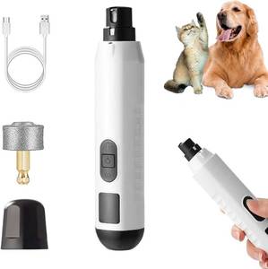 lot 3248 image: Silent Groom Pro Nail Grinder, Dog Nail Trimmers with Dual LED Lights & 5-Speed Control  Precise and Quiet Pet Nail Trimming with USB Charging and Low Vibration (