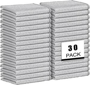 lot 3264 image: 30PCS Non Scratch Wire Dishcloth, Double Layer Wire Dishwashing Rags, Reusable Wire Mesh Cleaning Cloth, Multipurpose Dish Cloths for Kitchen Washing Dishes Cookware, Stove, Bathroom Fixtures
