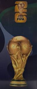 lot 3406 image: 2026 FIFA WORLD CUP GOLD PLATED THE TROPHY