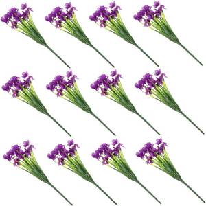 lot 3475 image: ORFOFE 12pcs Artificial Fern Plants Simulated Plastic Plants for Home Decor Fake Hanging for Party