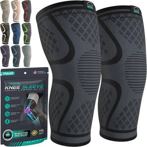 lot 3490 image: Modvel Compression Knee Brace for Women & Men, 2-Pack Knee Brace for Running Knee Pain, Knee Support Compression Sleeve, Workout Sports Knee Braces for Meniscus Tear, ACL & Arthritis Pain Relief Size XXL
