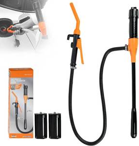lot 3539 image: Portable Power Battery Pump, Battery Operated Electric Siphon Pump Water Transfer Pump, Easy to Use Manual Portable Fuel Pump and on-Spill Design Transfer Pump for Fuel, Diesel, Water