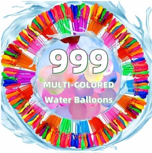 lot 3634 image: Water for Kids Adults Balloons with Refill Kits Quick Fill Balloons Set Summer Splash Party Easy Quick Fun Outdoor Backyard Summer Water Toys for Pool  999PCS)