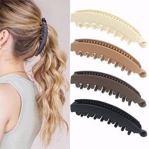 lot 3637 image: Banana Clip for Women and Girls - Large Claw Clips for Thick Hair, Banana Hair Clips