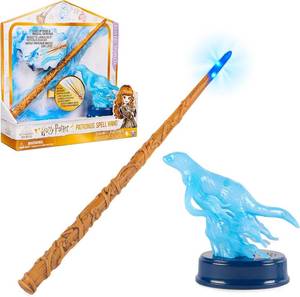 lot 3642 image: Wizarding World Harry Potter, 13-inch Hermione Granger Patronus Spell Wand with Otter Figure, Lights and Sounds, Kids Toys for Ages 6 and up