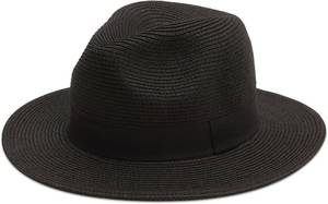 lot 3681 image: Joywant Womens Straw Fedora Beach Sun Hat, Packable Wide Brim Panama Hat for Women UV UPF50 Summer Hat