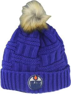 lot 3816 image: ZHATS NHL Womens NHL Officially Licensed Womens Beanie Faux Fur Pom