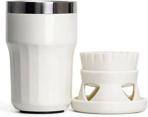 lot 3953 image: Pour Over Coffee Maker, Single Cup Coffee Dripper, Food Grade Silicone Coffee Brewer with Cone Paper Filters, Coffee Maker for Ground Coffee, Kitchen, Home Coffee Bar, Travel, Office