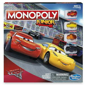 lot 12 image: Monopoly Junior Disney Pixar Cars 3 Edition - Full Set