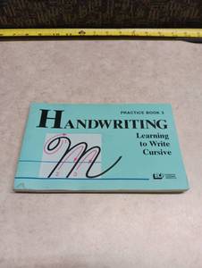 lot 21 image: Essential Learning Products Handwriting Practice Book 3 Grade 3 Cursive