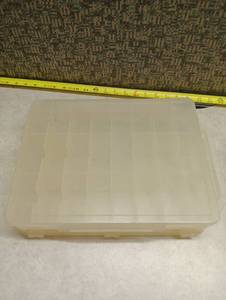 lot 29 image: Hot Wheels Plastic Storage Organizer Box with Compartments