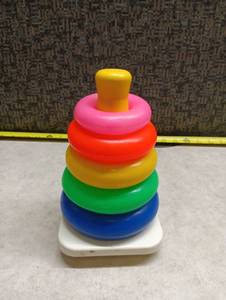 lot 37 image: Fisher-Price Stacking Ring Toy