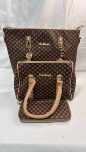 lot 1 image: Mei&ge 3-Piece Tote Bag Set. Appears in new condition.
