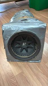 lot 12 image: Homemade MTX Audio Car Subwoofer Speaker System