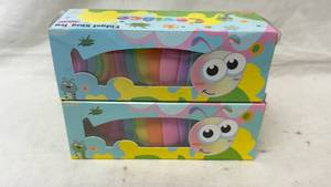 lot 15 image: Fidget Slug Toy 2 Pack