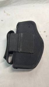 lot 35 image: Black Nylon Tactical Holster with Carrying Strap