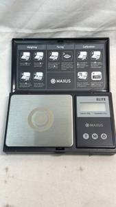 lot 37 image: Maxus MG-EL 500-01-BK-PRO Digital Scale 500g Capacity 0.01g Readability