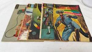 lot 47 image: Gold Key Comics 5-Issue Lot - Lone Ranger Space Mouse Jungle Twins Ripley 1960s