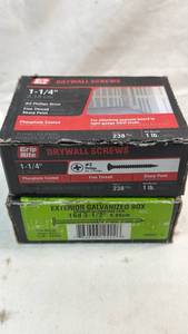 lot 71 image: Drywall Screws & Galvanized Nails Lot